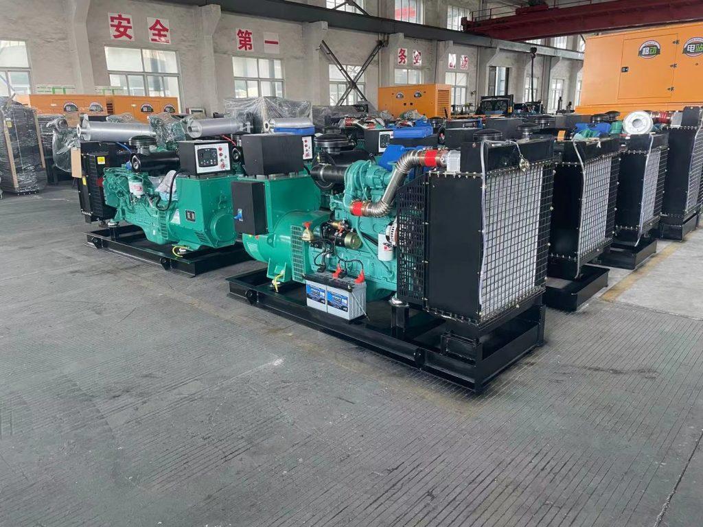 Real shot of the delivery site of 9 Cummins units on Guangdong Expressway
